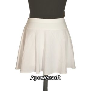 White Athletic Skort